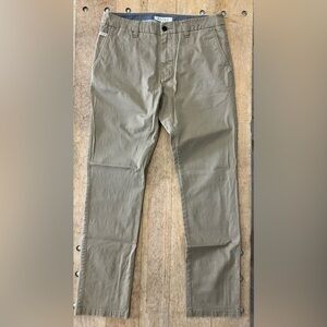 RIPCURL Khaki Pants Mens Stretch 31 Surf Golf Casual Dress Slack Tan Cream